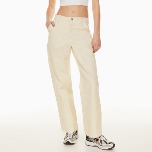 Aritzia Pants - Aritzia TNA High-Waisted Carpenter Greenwich Pants Fatigue Green Size 8